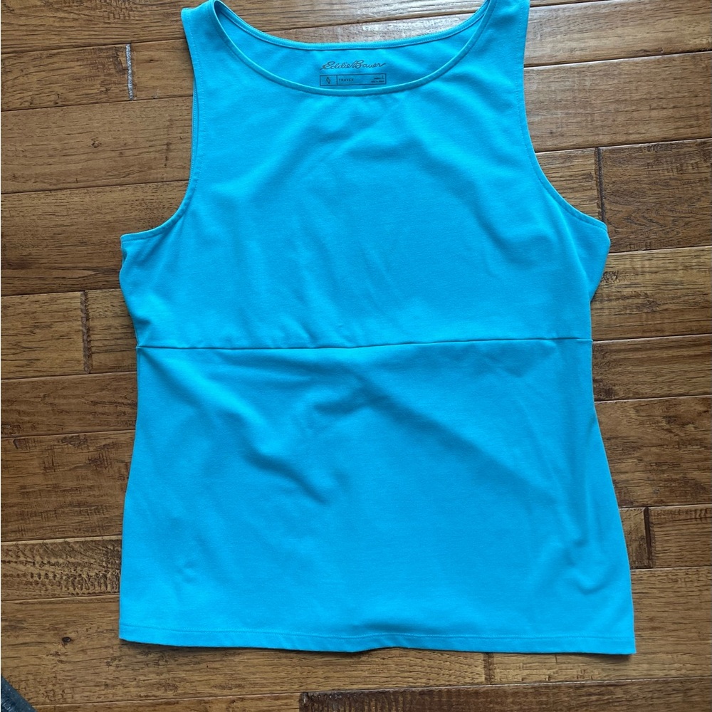 Travex turquoise blue tank